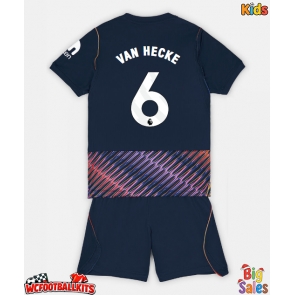 Tottenham Hotspur Jan Paul van Hecke #6 Replica Away Stadium Kit for Kids 2026-27 Short Sleeve (+ pants)